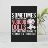 Soms is alles wat je nodig hebt een paar voodoo po kaart (Staand voorkant)