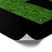 Soms is de gras groener omdat hij fake is poster (Hoek)