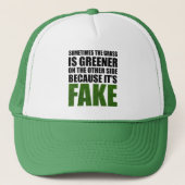 Soms is de gras groener omdat hij fake is trucker pet (Voorkant)