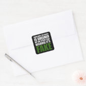Soms is de gras groener omdat hij fake is vierkante sticker (Envelop)