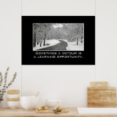 Soms is een omweg een het leren kans [XL] Poster (Keuken)