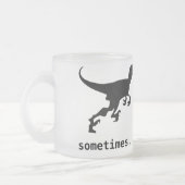 Soms is evolutie klote matglas koffiemok (Links)