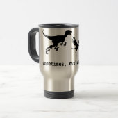 Soms is evolutie klote reisbeker (Voorkant links)