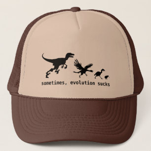 Soms is evolutie klote trucker pet