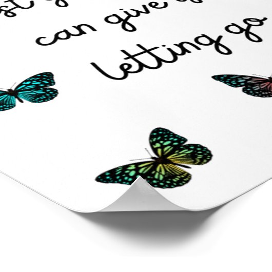 Soms is het beste cadeau dat we kunnen geven het l poster (Hoek)