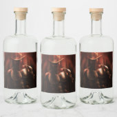 Soms is het de hel - Cowboy Likeurfles Etiket (Flessen)