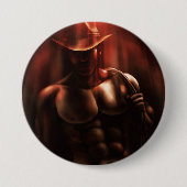 Soms is het de hel - Cowboy Ronde Button 7,6 Cm (Voorkant)