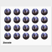 Soms is het de hemel - Cowboy Ronde Sticker (Vel)