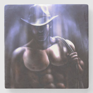 Soms is het de hemel - Cowboy Stenen Onderzetter