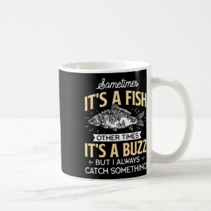 Soms is het een vis - Grappige vissen en angler J Koffiemok