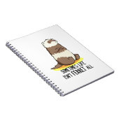 Soms is het leven geen fret allemaal grappige dier notitieboek (Rechterzijde)