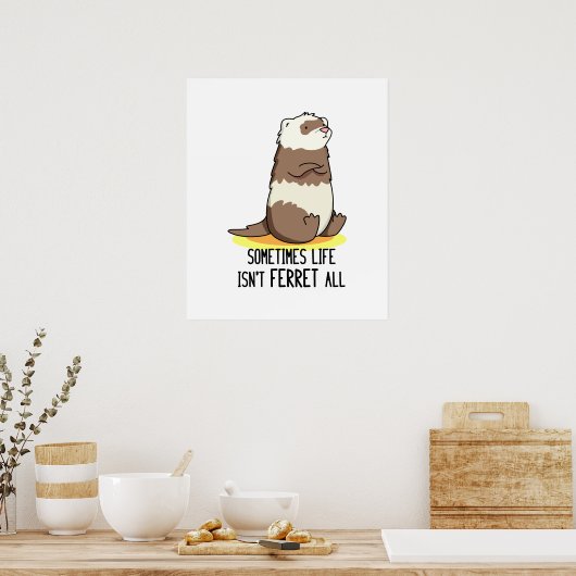 Soms is het leven niet helemaal grappig... poster (Keuken)