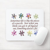 SOMS IS HET LEVEN SOMS ZOALS DE PIEKEN VAN EEN PUZ MUISMAT (Met muis)