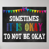 Soms is het oké om niet in orde te zijn poster (Voorkant)