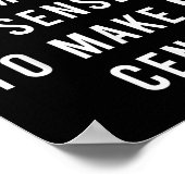 Soms is het verstandig om geen cent te verdienen poster (Hoek)