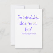 Soms is het zo moeilijk om afscheid te nemen kaart (Achterkant)