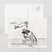 Soms is je eten het gewoon niet met je eens! briefkaart (Voorkant / Achterkant)