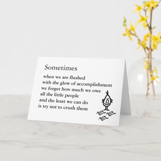 Soms Kaart (Gele Bloem)