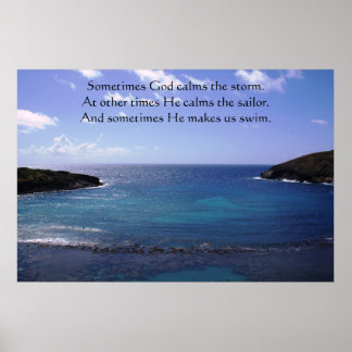 Soms kalmeert God het storm Poster