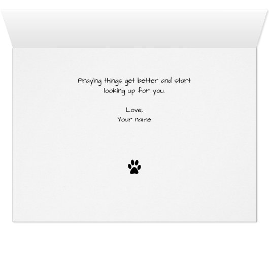 Soms kan het leven kletskat uitputten (Binenzijde Horizontaal (Onderkant))