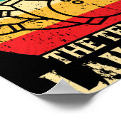 Soms kan ik bijna Bowling-spelden horen Poster (Hoek)