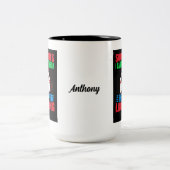 Soms kan ik de tien pin bijna horen lachen tweekleurige koffiemok (Center)