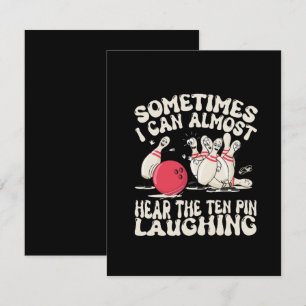 Soms kan ik de tienpin bijna horen lachen notitiekaartje