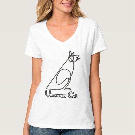 Soms kattenontwerp t-shirt (Voorkant)
