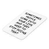 Soms komen mensen in je leven magneet (Linkerzijde)