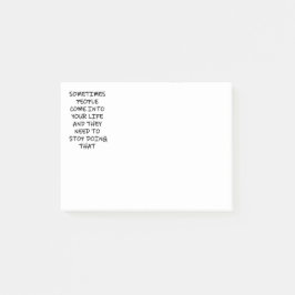 Soms komen mensen in je leven post-it® notes