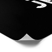 Soms krijg ik de Heebee Jeebees Pun Dark BG Poster (Hoek)