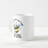 Soms krijg ik de Heebee Jeebes Bee Puns Koffiemok (Voorkant links)