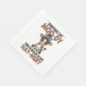 Soms krijg ik een moo-dy hooi-boze Koe Servet (Hoek)