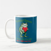 Soms laat ik gewoon een scheet Frog Meme Grappige  Koffiemok (Links)