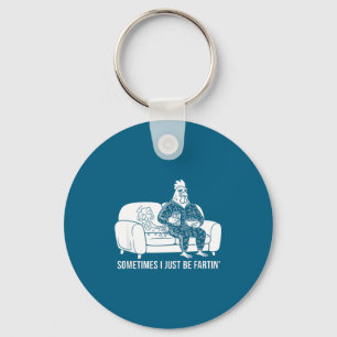 Soms laat ik gewoon een scheet Tee Grappig Scheet Sleutelhanger