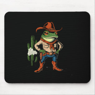 Soms laat ik gewoon grappige cowboy kikker scheten muismat