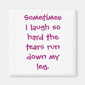 Soms lach ik zo hard magneet (Voorkant)