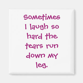 Soms lach ik zo hard magneet