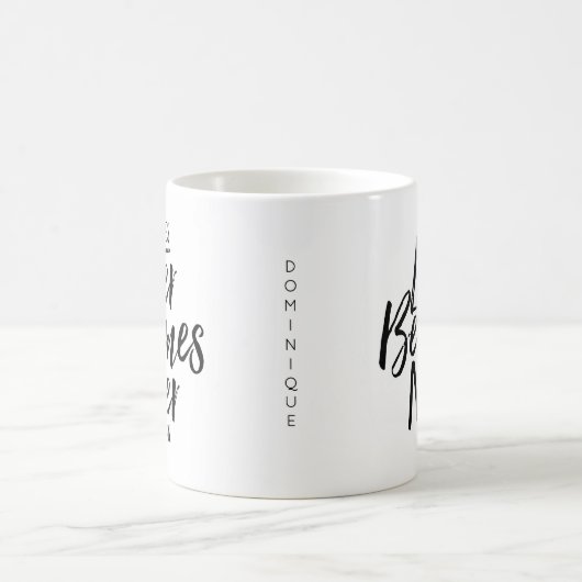 Soms later wordt nooit met de hand geletterde Mok (Center)