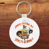 Soms lijkt alles verkeerd te gaan sleutelhanger (Voorkant)