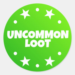 Soms Loot Gamer Kinder Neon Groene Tekst Slogan Ronde Sticker