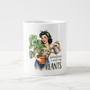 Soms Maak Ik Mijn Planten Nat Tuinieren Pun Coffee Grote Koffiekop
