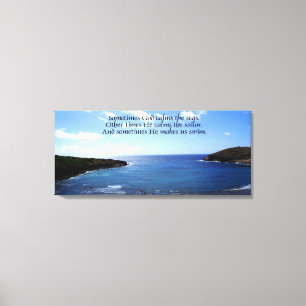 Soms maakt hij ons draaiend doek canvas afdruk