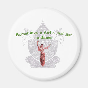 Soms moet een meisje gewoon dansen magneet