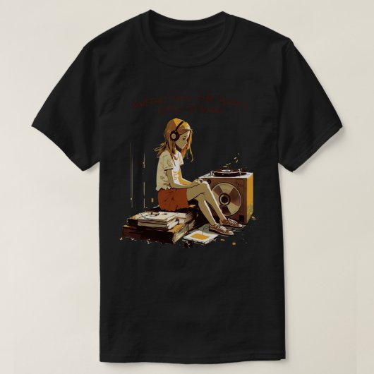 Soms moet ik alleen zijn om naar Clairo te luister T-shirt (Design voorkant)