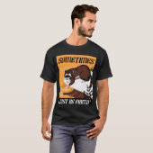Soms moet ik gewoon even flirten.' t-shirt (Voorkant volledig)