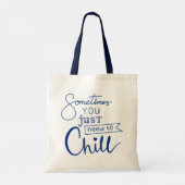 Soms moet je alleen maar ziek worden tote bag (Achterkant)