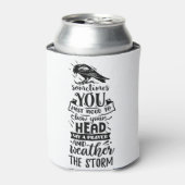 Soms moet je gewoon je hoofd buigen blikjeskoeler (Blikje Voorkant)