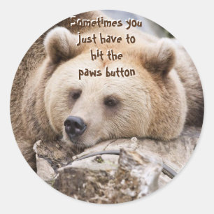 "Soms moet je gewoon op de pols drukken" Ronde Sticker