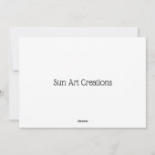 Soms moet je het gewoon loslaten feestdagenkaart (Achterkant)